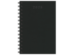 AGENDA DIARIA CRISTAL ESPIRAL 13,8 X 20 CLASSICA 320 PGS PRETA