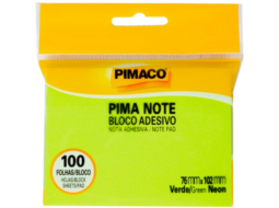 BLOCO PIMACO VERDE NEON 76X102m 100fls