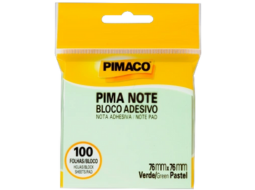 BLOCO PIMACO VERDEPASTEL 76x76m 100fls