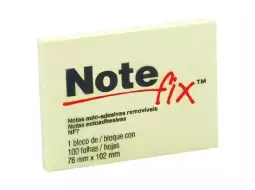 BLOCO RECADO ADESIVO NOTEFIX 76X102 C/100FLS