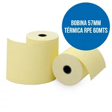 BOBINA 57MM TERMICA 60MTS C/12UN