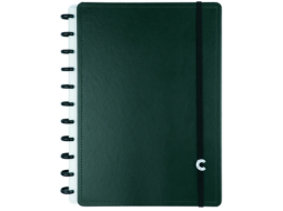 CADERNO DARK GREEN GRANDE CIGD4167