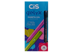 CANETA CIS GELYX C/12 PRETA