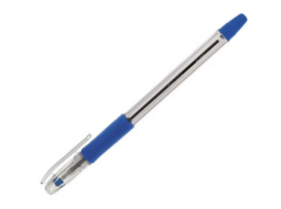 CANETA ESF BPS-GRIP-M 1.0 AZUL CX/12