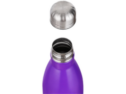 GARRAFA DE ACO INOXIDAVEL 500ML - NEON FOSCO ROXO