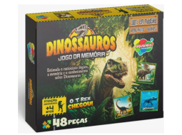 JOGO DA MEMORIA DINOSSAUROS C/48PECAS