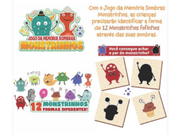 JOGO DA MEMORIA SOMBRAS - MONSTRINHOS