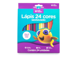 LAPIS 24 CORES SEXTAVADO PC/6CX