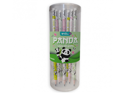 LAPIS HB GRAFITE C/ BORRACHA PANDA PT C/72UN