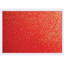 PLACA DE EVA NEON GLITTER 40X60 PC/5FLS VERMELHO