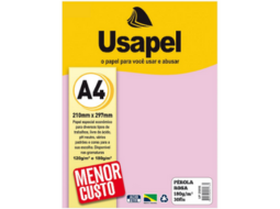 USAPEL PEROLA ROSA 180G/M2 210X297MM(A4) 30FLS